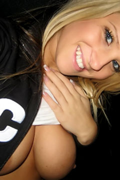 Blonde teen with big tits Blonde teen with big tits