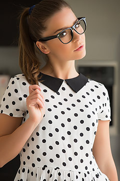 Lily Chey In Polkadots N Glasses Lily Chey In Polkadots N Glasses