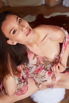 Sexy Brunette Adel Morel Is Naturally Glamorous, With The Slender Figure Of A Fashion Model, The Beauty Of An Artist's Muse, And Sexy Brunette Adel Morel Is Naturally Glamorous, With The Slender Figure Of A Fashion Model, The Beauty Of An Artist's Muse, And
